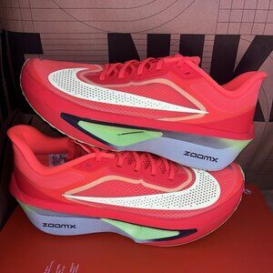 NEW Nike Zoom Fly 6 FN8454-601 Bright Crimson Orange Lime Mint Men Size 11.5